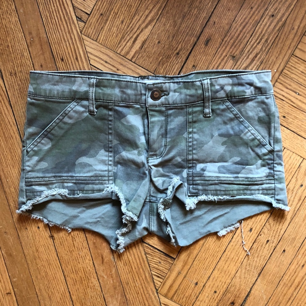 Army Print Shorts